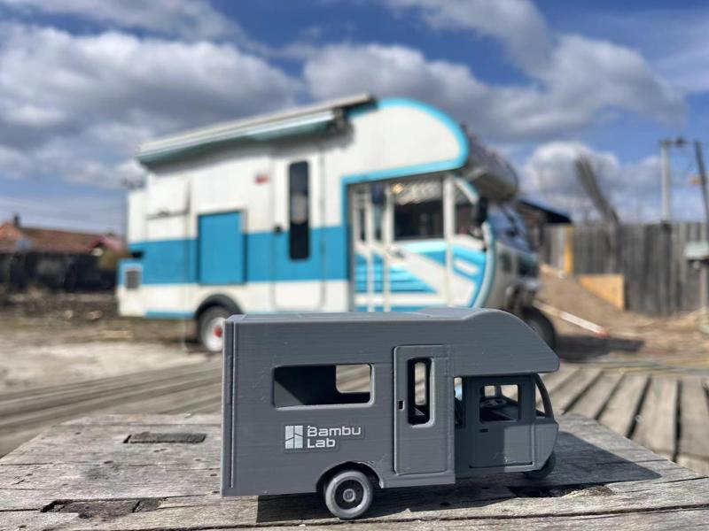 Three-Wheeled Electric Camper Van