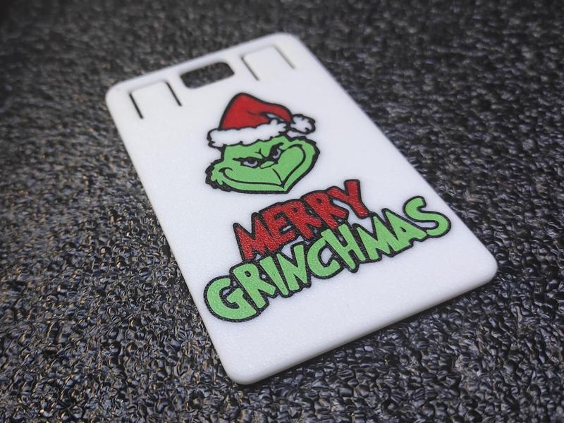 Merry Grinchmas Grinch Christmas ID/Card Holder