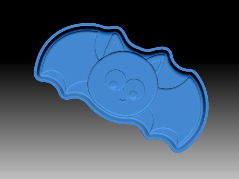 CUTE BAT BATH BOMB MOLD