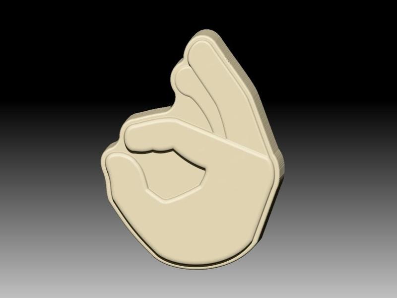 OK HAND EMOJI SOLID SHAMPOO AND MOLD FOR SOAP PUMP