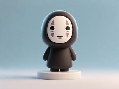 No-Face from Spirited Away - Cute Miyazaki Anime Display Stand