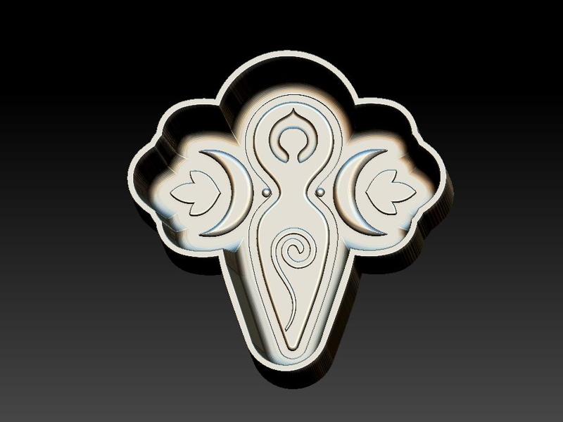 Mother Godess, Hybrid Bath Bomb Mould