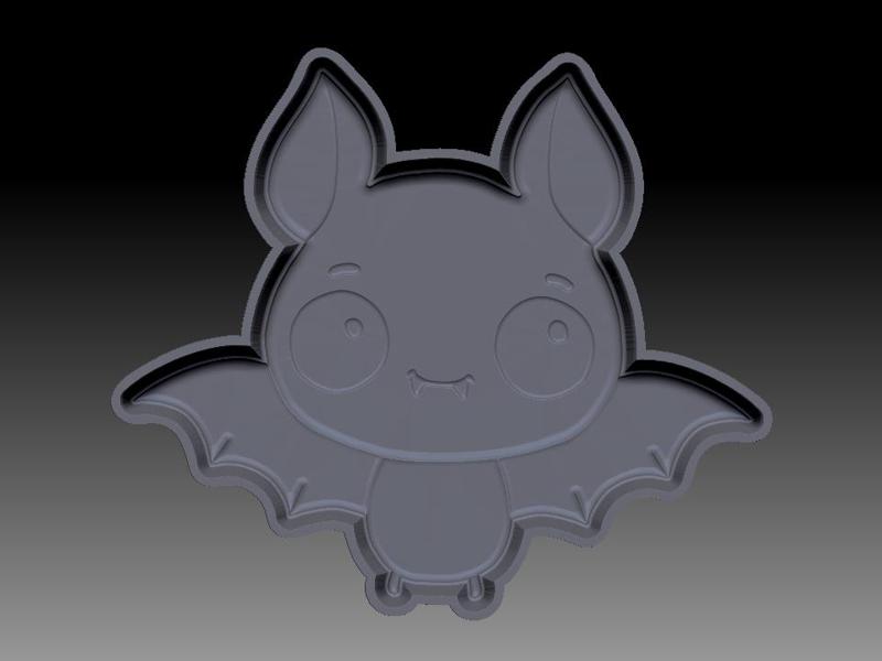 Baby bat bath bomb mold