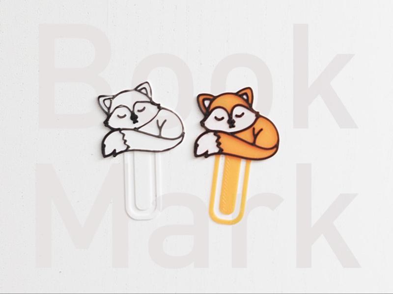 Sleeping Fox Mini Bookmark