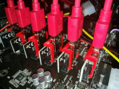 PCIe / PCI-e Riser Adapter Lock Clip