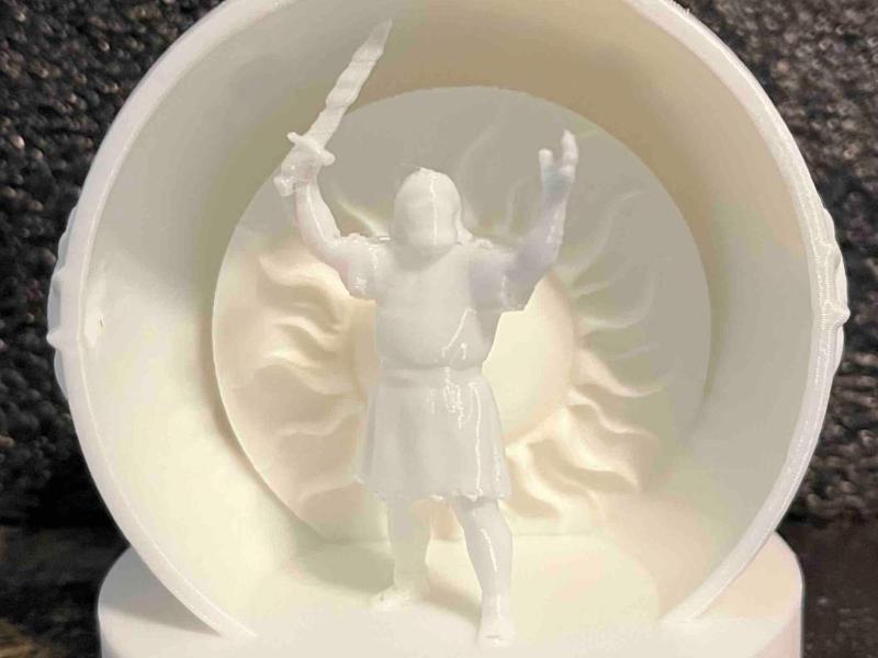 The Sun Stands Still Christmas Ornament