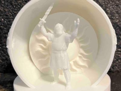 The Sun Stands Still Christmas Ornament