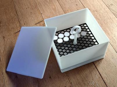 Large Coral Dip Box