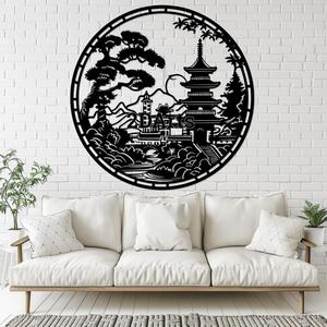 Traditional Chinese Temple 3D Printable STL File for Home Decor