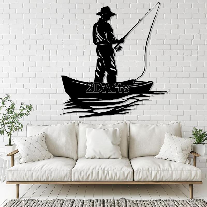 Fishermen 2D Wall Art/Window Art