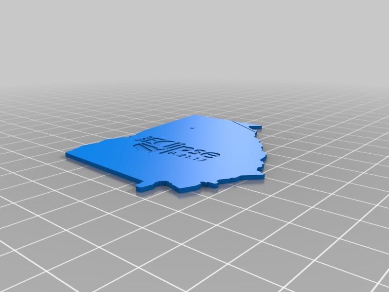 ECLIPSE 2D/3D Printable GEORGIA PINHOLE PROJECTOR