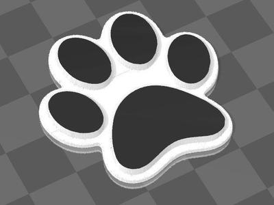 cat footprint