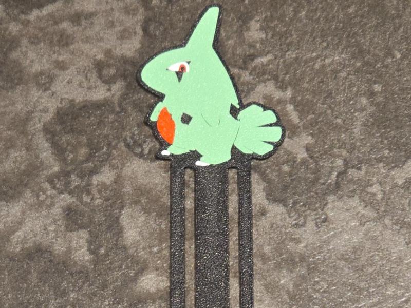 Pokemon Larvitar Baby Bookmark