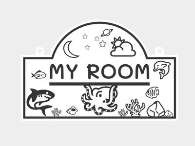 Customizable Kids Room Door Sign-no AMS needed