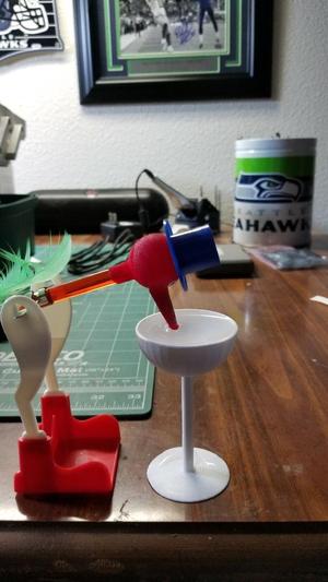 Dippy, the Drinking Bird, feeder.