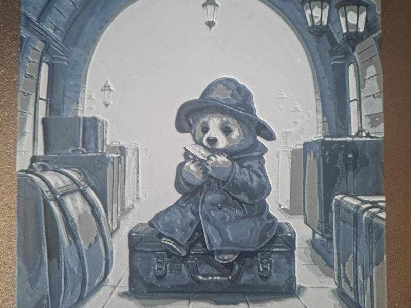 Paddington bear snack time Hueforge