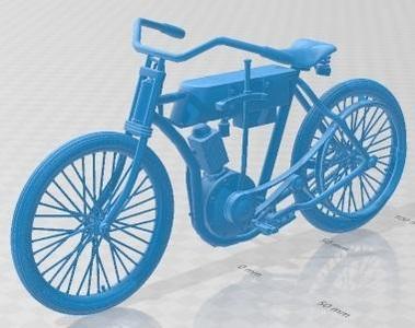 Harley Davidson 1908 Printable Motorbike