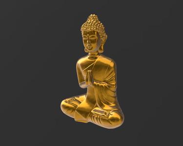 Tathagata Buddha praying