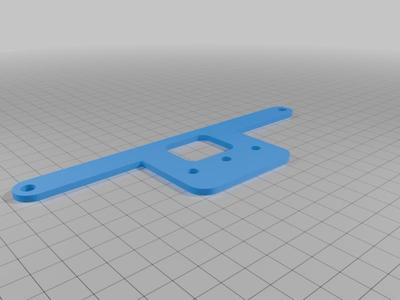 Motorcycle tail tidy reflector mount (Yamaha reflector)