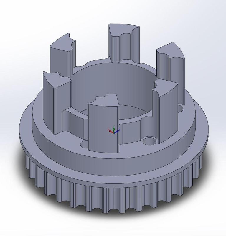 Longboard ABEC 11 Flywheels - Flywheel Clones - MBS All Terrain Wheels - CNC 32T Single Piece Pulley for 9mm, 12mm, 15mm Belts