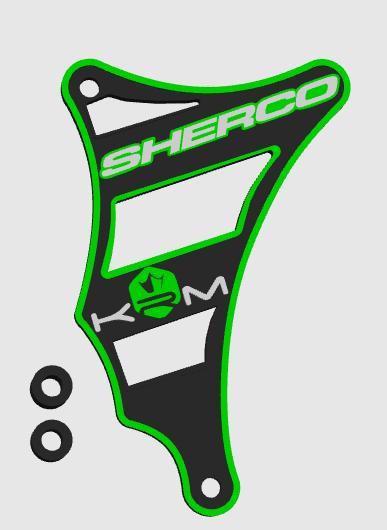 AM6 SHERCO/KRM FRONT SPROCKET COVER