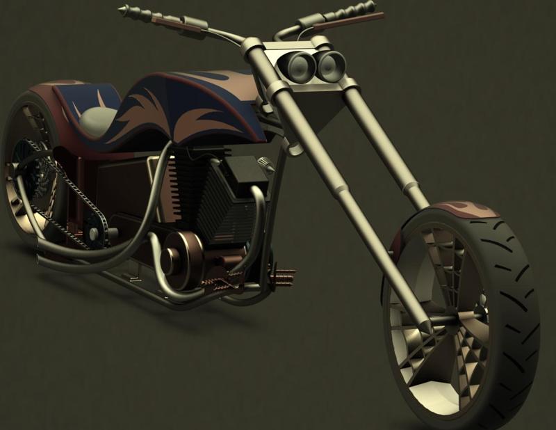 CHOPPER MOTORCYCLE