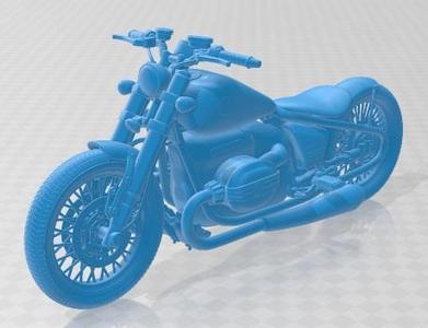 BMW R18 Bobber Printable Motorbike