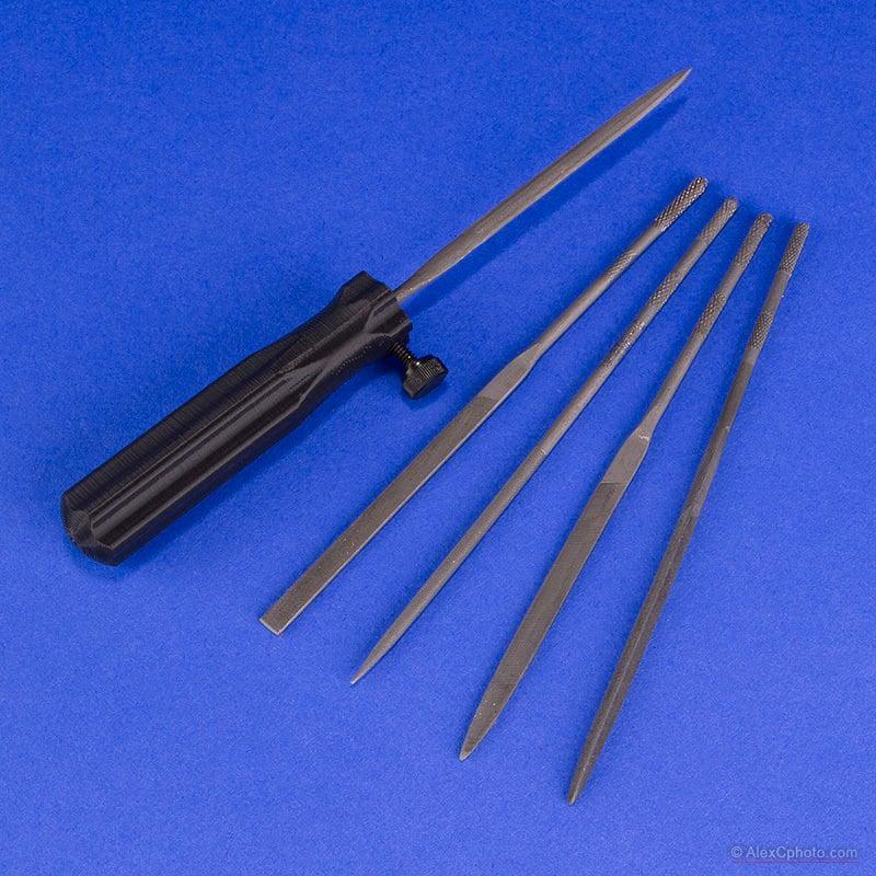 Needle File Handle w/ Thumb Set Screw