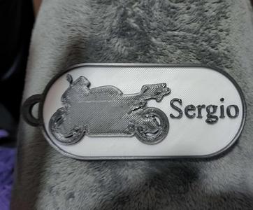 motorcycle keychain