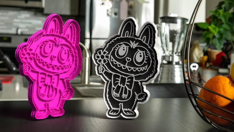 🐰 Labubu Cookie Cutter – 3D Printable Baking Mold