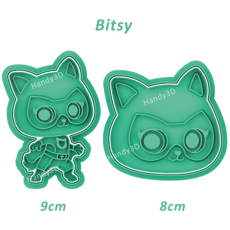 Bitsy Cookie Cutter Set - Face & Full Body