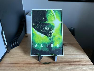 Alien (1979) Hueforge Movie Poster