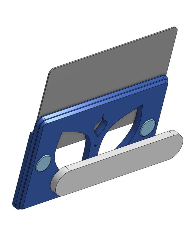 Name badge holder Magnetic Chip card format