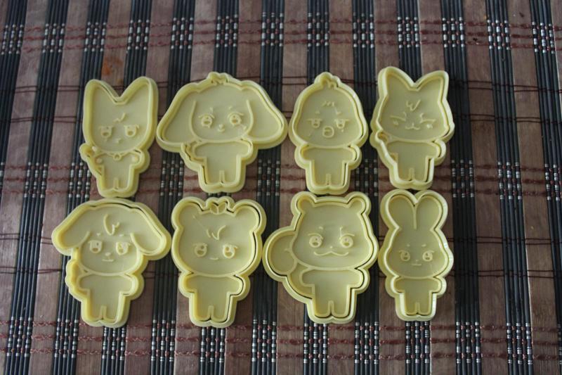 Aniteez Hongjoong Seonghwa Yunho Yeosang San Mingi Wooyoung Jongho Cookie cutter OT8 Pack