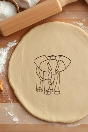 Elephant Cookie Cutter, Biscuit Cutter