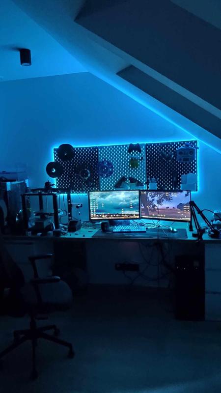 TUYA LED lighting, ZIGBEE system IKEA SKADIS SKÅDIS Perforated