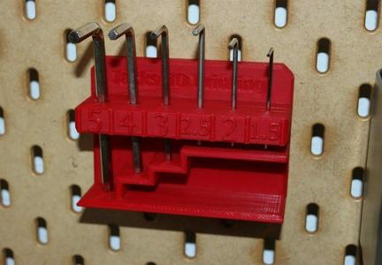 Hex Wrench Holder for Ikea Skadis