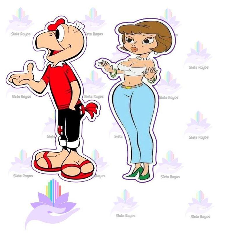 set 2 cookie cutter Condorito Yayita