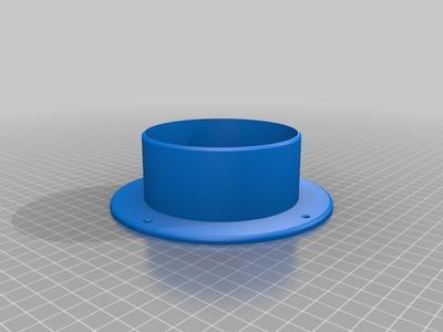 4" (10cm) Hose Vent Wall Round Adapter