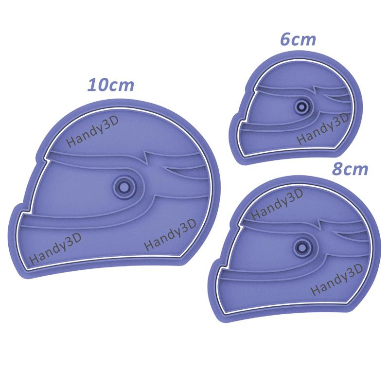 Racing helmet COOKIE CUTTER pack three sizes