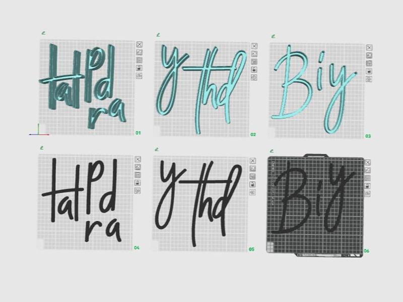 Happy Birthday led letters
