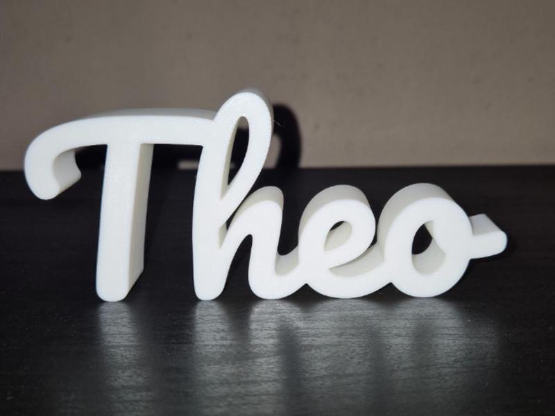 Theo Name Sign Display Decor