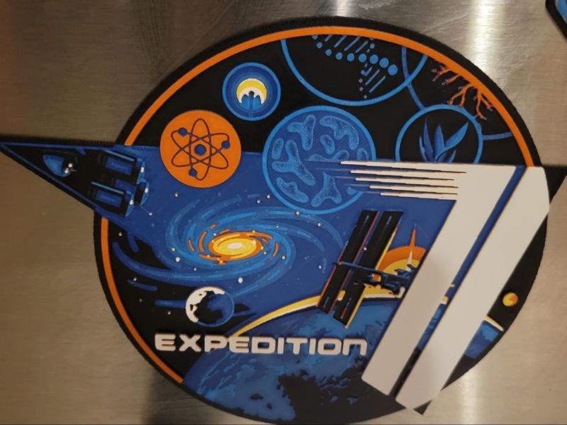 ISS Expedition 71 Patch Hueforge