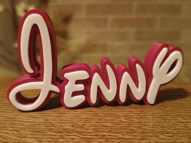 Jenny Disney Name Sign Decorated Room child Birth