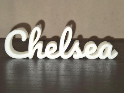 Chelsea Name Sign Display Decor