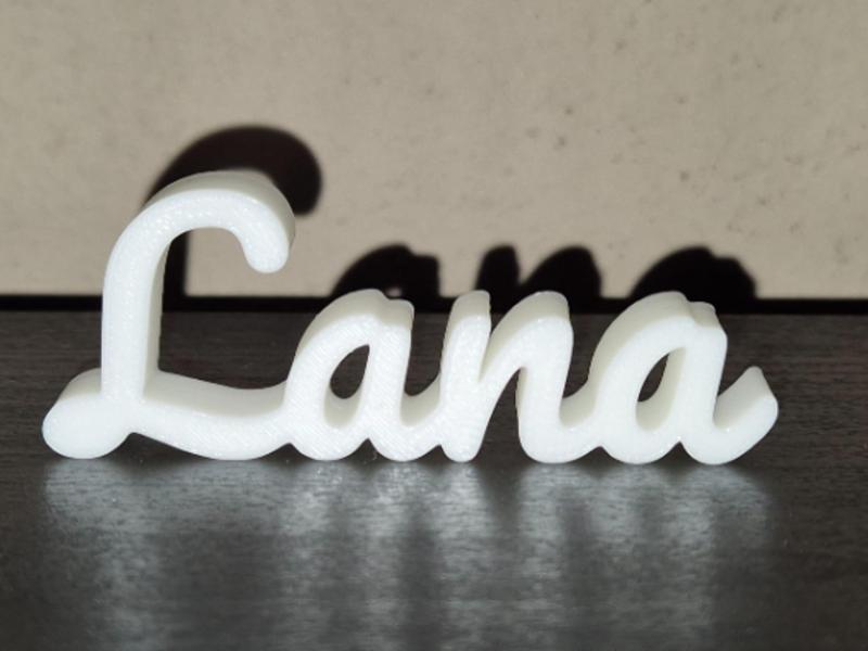 Lana Name Sign Display Decor