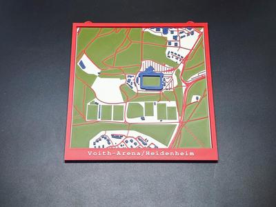 Voith-Arena 1.FC Heidenheim 3D Miniature Model
