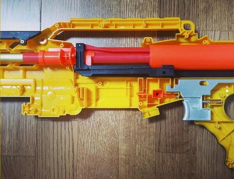 Lipless Brass Breech For Nerf Longshot Systems