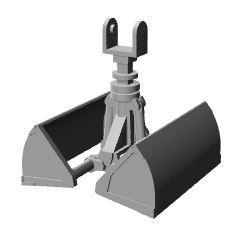 HO 1/87 - construction - Grapple for hydraulic excavator