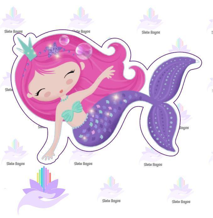 Little Mermaid Cookie Cutter / Mermaid fantasy 9cm